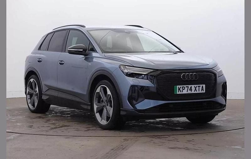 Blue Used 2024 Audi Q4 e-tron Black Edition SUV | £36,490 (Fair price) - Image 1/4