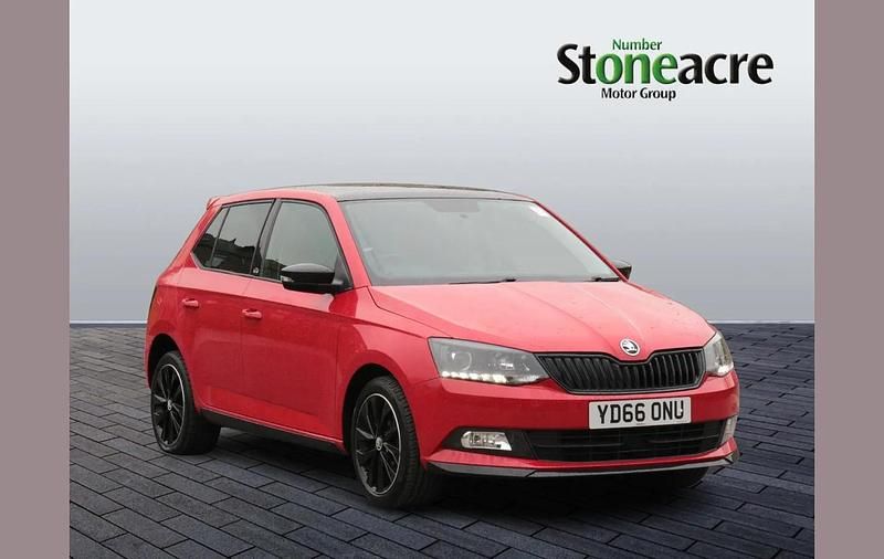 Used Skoda Fabia Monte Carlo 88 HP (64 kW) 2016 Red Hatchback