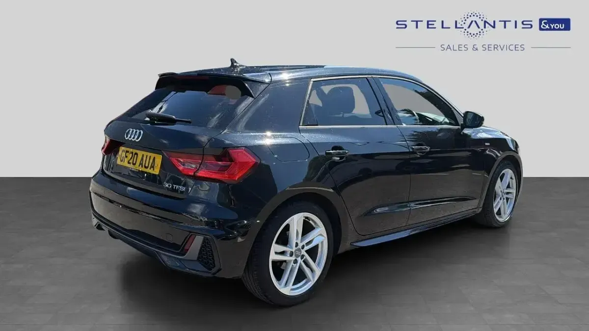 Used Audi A1 Sportback S-Line 114 HP (83 kW) 2020 Black Hatchback
