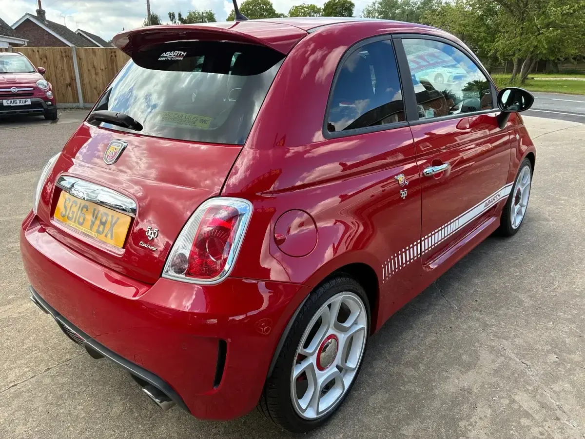 Used Abarth 595 Turismo 160 HP (117 kW) 2016 Red Hatchback