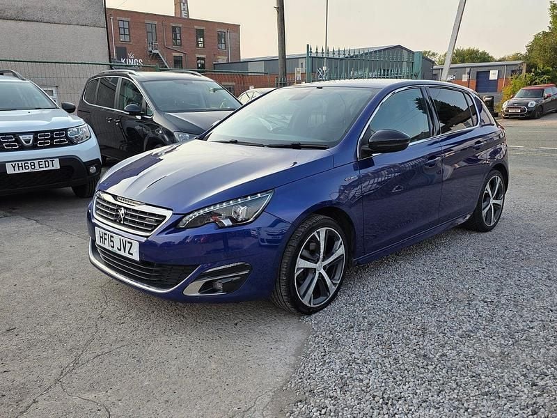 Gebraucht Peugeot 308 GT-line 2015 Blau Kleinwagen