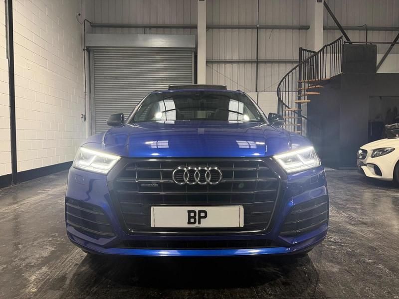 Used Audi Q5 Black Edition 190 HP (139 kW) 2020 Blue SUV