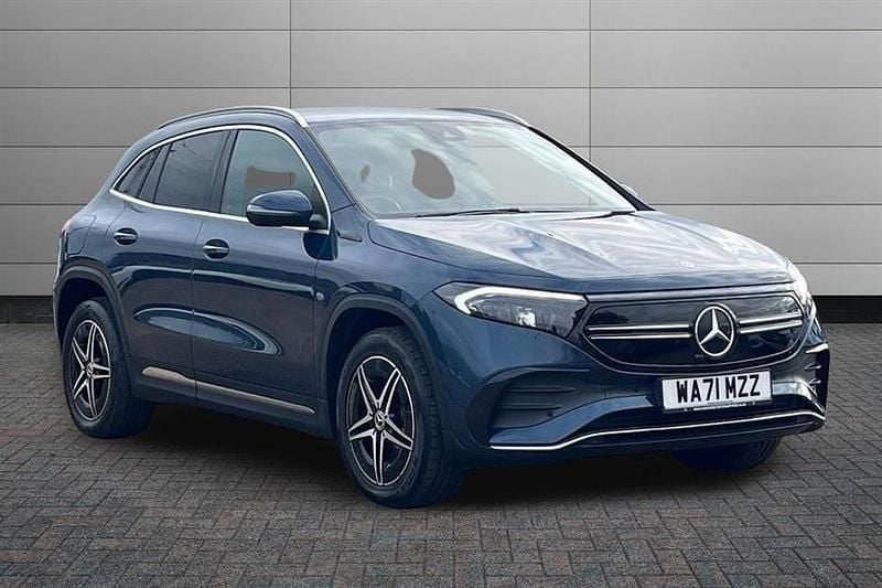 Denim blue Used 2021 Mercedes EQA250 AMG line SUV | £19,990 (Fair price) - Image 1/4