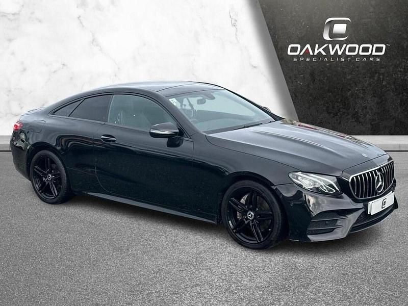 Used Mercedes E220 AMG Line Premium 194 HP (142 kW) 2018 Black Coupe