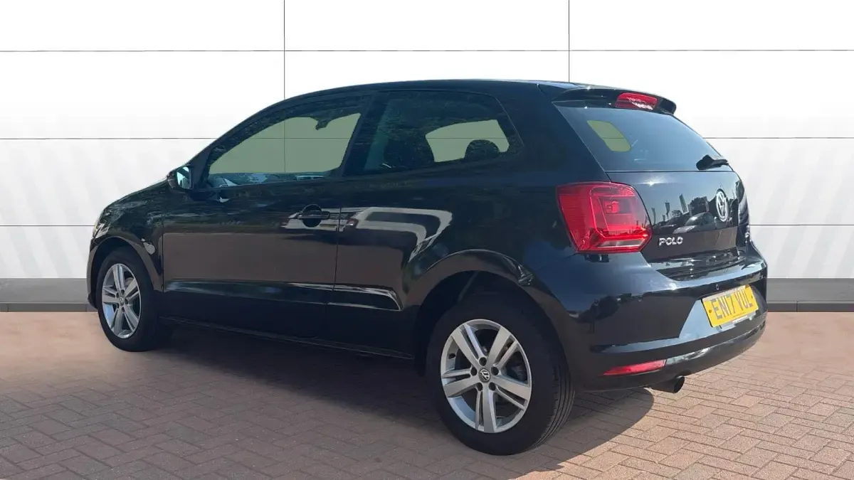 Used VW Polo Edition 90 HP (66 kW) 2017 Black Hatchback
