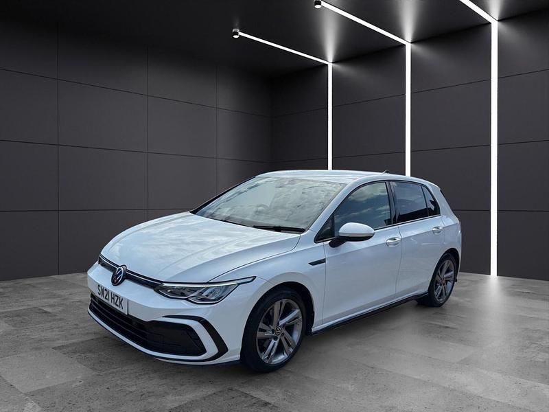 Used VW Golf VII R-line 130 HP (95 kW) 2021 White Hatchback