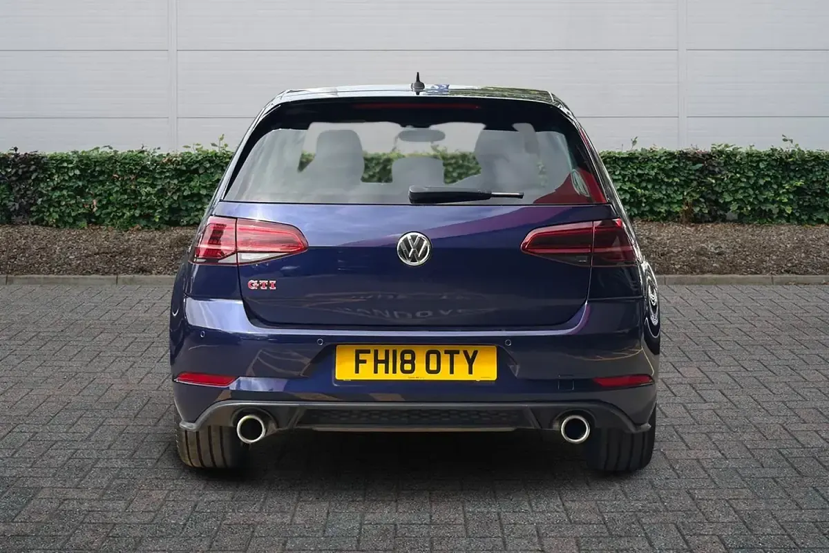 Used VW Golf VII GTI 2018 Blue Hatchback