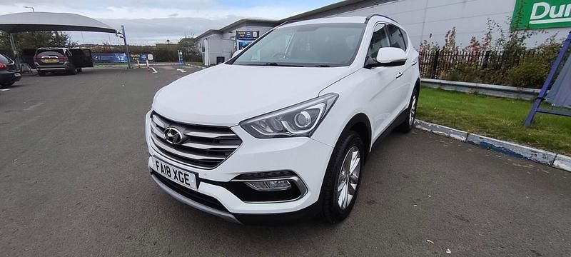 Used Hyundai Santa Fe Premium 197 HP (144 kW) 2018 White SUV