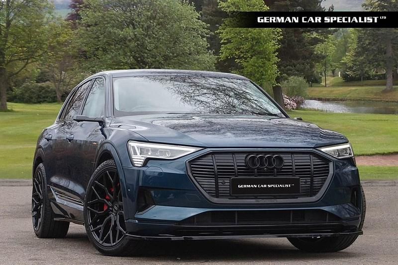 Used Audi e-tron 300 kW (408 HP) 2020 Galaxy blue SUV