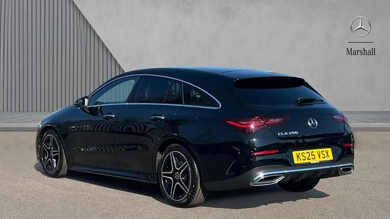 Used Mercedes CLA200 Executive 163 HP (119 kW) 2025 Cosmos black metallic Estate