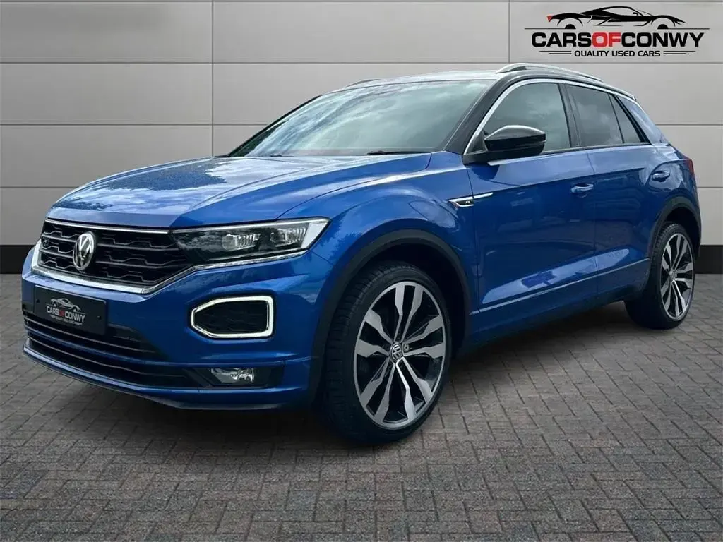 Used VW T-Roc R-line 150 HP (110 kW) 2020 Blue SUV