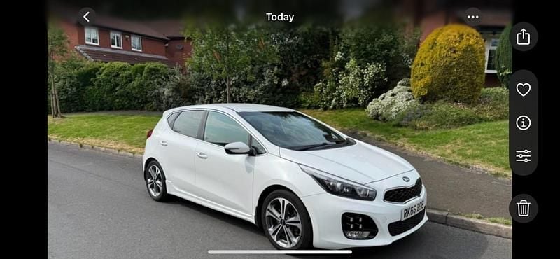 White Used 2016 Kia Ceed GT-Line Hatchback | £4,895 (Super price) - Image 1/4