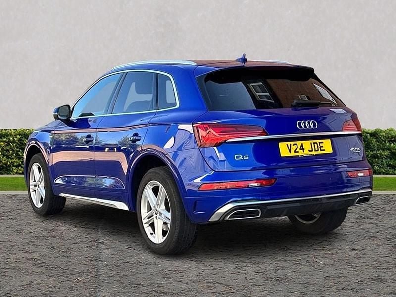 Begagnad Audi Q5 S-Line 2022 Blå SUV