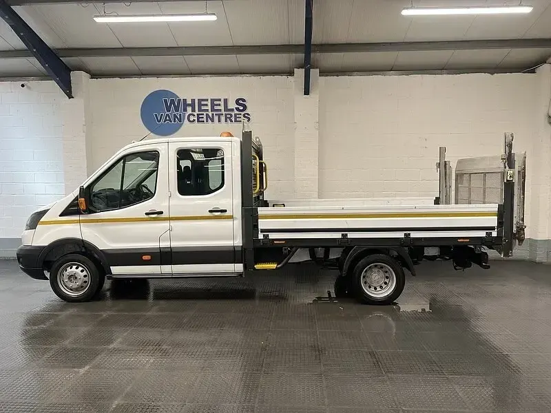 Used Ford Transit 130 HP (95 kW) 2019 White Cabriolet