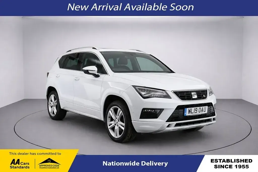 Begagnad Seat Ateca FR 150 HK (110 kW) 2019 Vit SUV