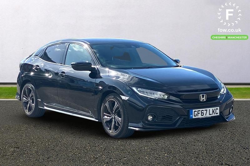 Black Used 2017 Honda Civic Sport Hatchback | £13,299 (Fair price) - Image 1/3