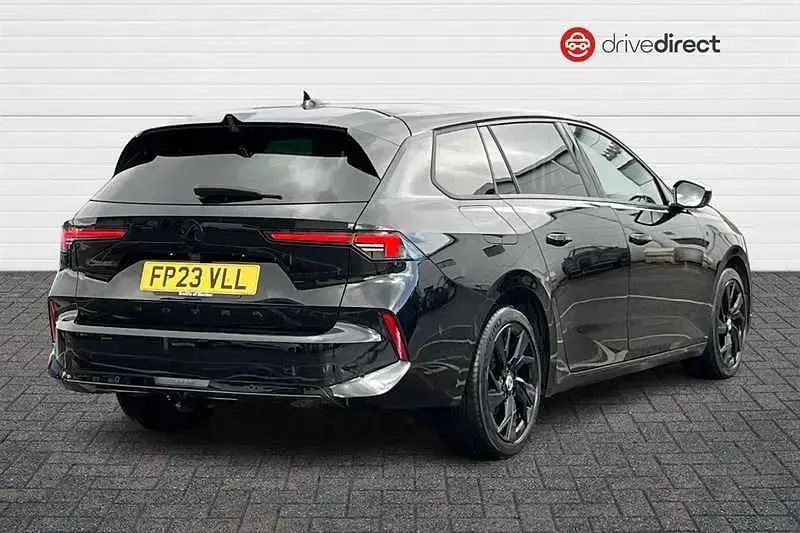 Used Vauxhall Astra S 130 HP (95 kW) 2023 Black Estate