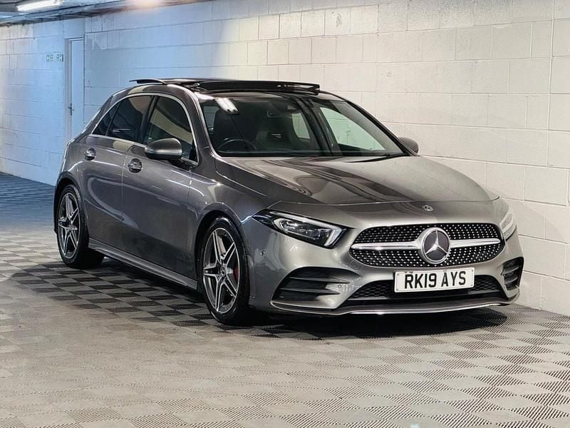 Grey Used 2019 Mercedes A180 AMG line Hatchback | £12,989 (Fair price) - Image 1/4