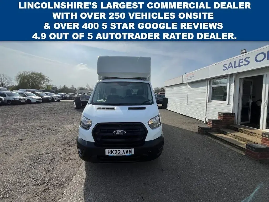 Used Ford Transit S 130 HP (95 kW) 2022 White Cabriolet