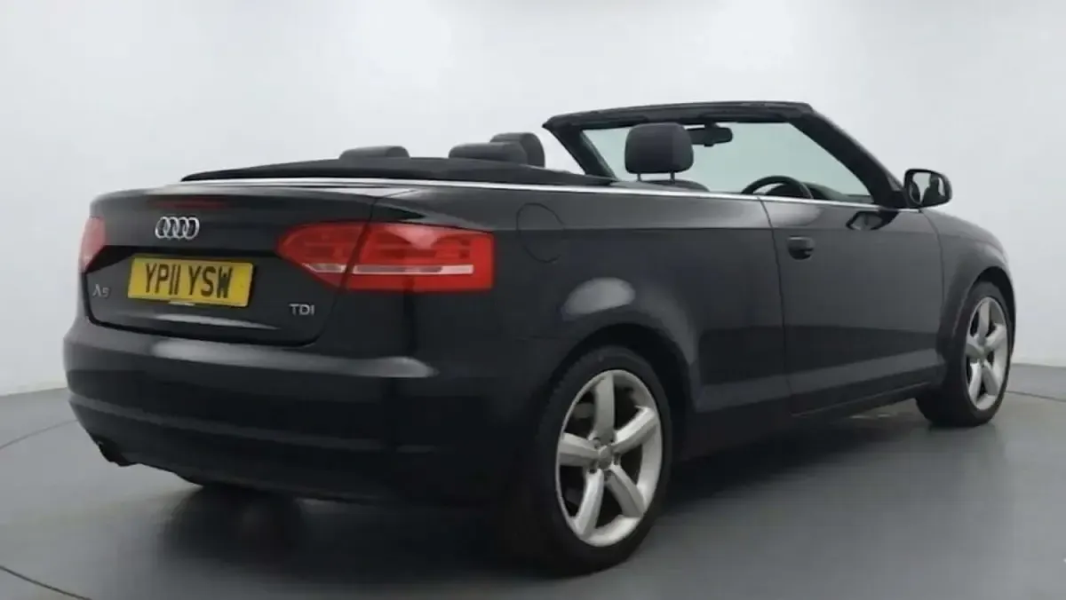 Used Audi A3 Cabriolet 105 HP (77 kW) 2011 Black Cabriolet