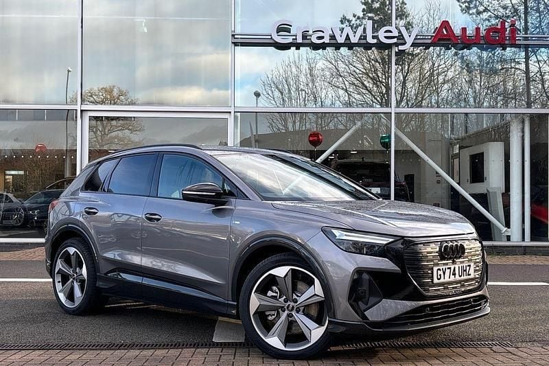 Grey Used 2024 Audi Q4 e-tron Black Edition SUV | £35,850 (Expensive) - Image 1/4