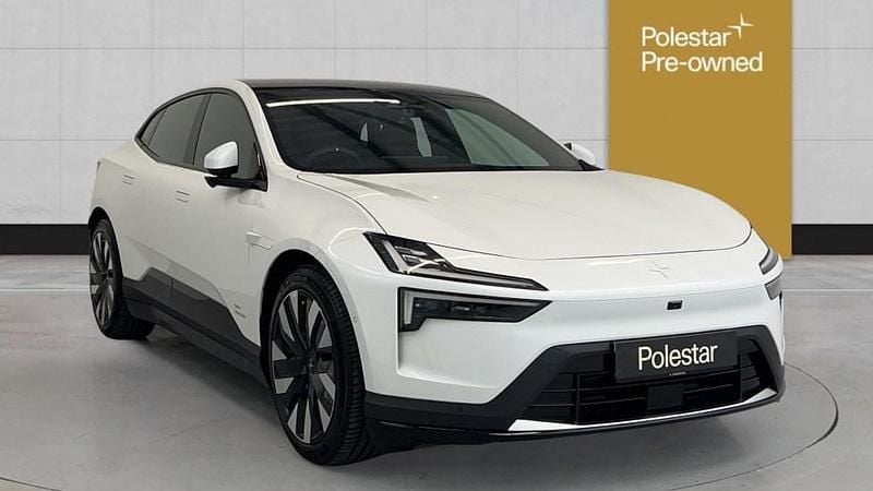 White New 2025 Polestar 4 Pilot SUV | £51,990 (Good price) - Image 1/4