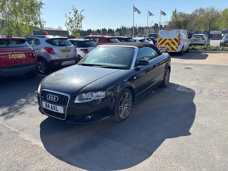 Begagnad Audi A4 Cabriolet S-Line 2008 Svart Cab