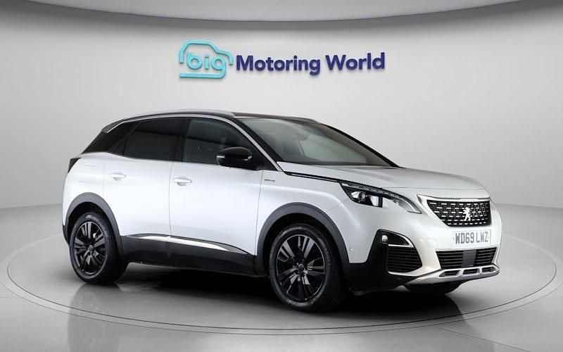 White Used 2020 Peugeot 3008 GT-line Estate | £10,600 (Good price) - Image 1/4