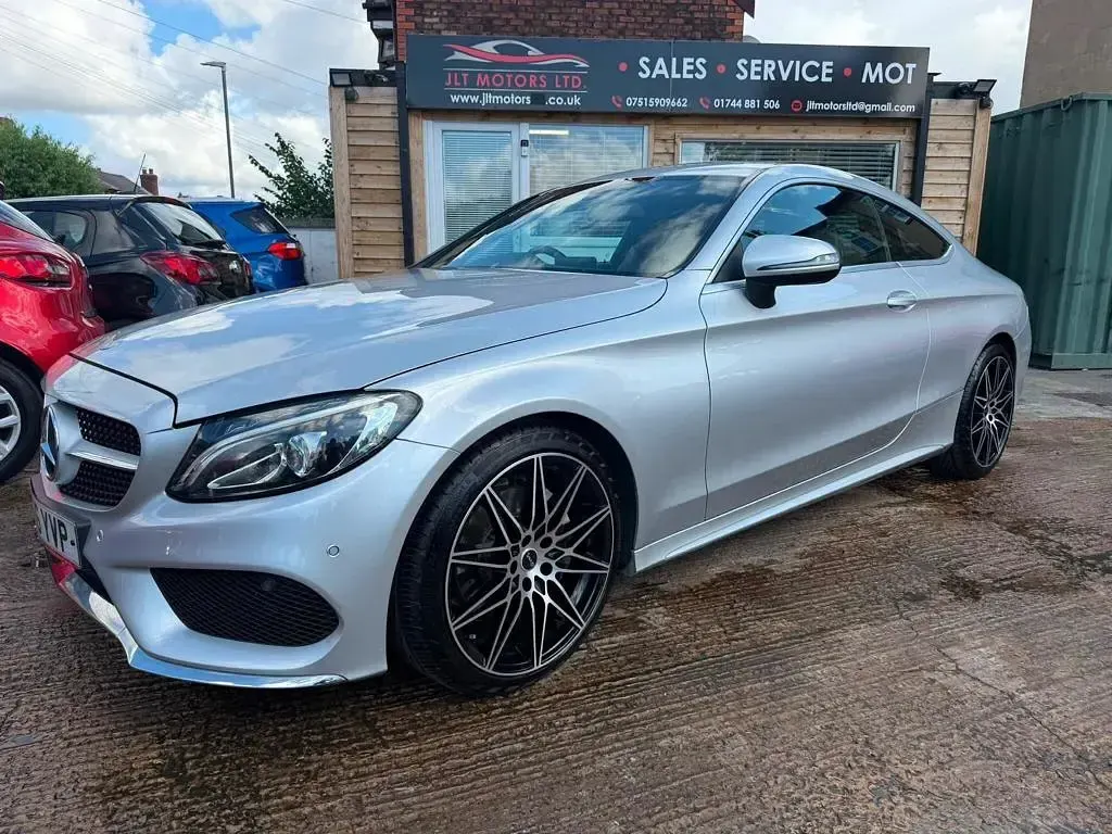 Used Mercedes C220 AMG line 2016 Silver Coupe