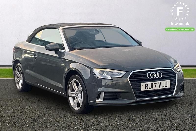 Grey Used 2017 Audi A3 Cabriolet Comfort Cabriolet | £9,499 (Good price) - Image 1/3