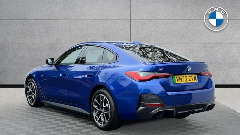 Used BMW i4 M Sport 246 kW (335 HP) 2022 Blue Sedan
