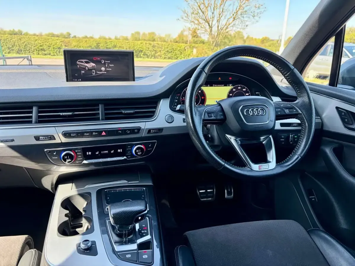 Begagnad Audi Q7 S-Line 2018 Grå SUV