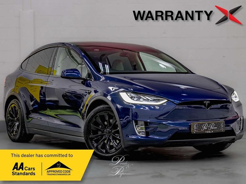 Blue Used 2019 Tesla Model X SUV | £22,995 (Fair price) - Image 1/4