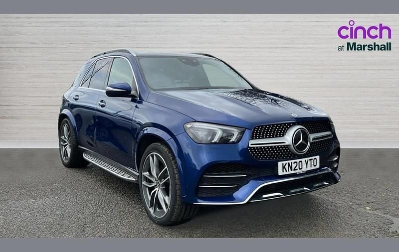 Blue Used 2020 Mercedes GLE350 AMG line SUV | £31,280 (Good price) - Image 1/4
