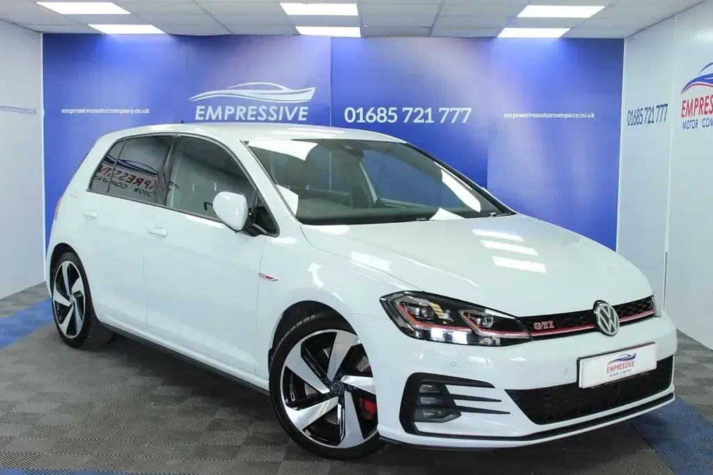 Second-hand VW Golf VII GTI 245 CP (180 kW) 2020 Alb Hatchback