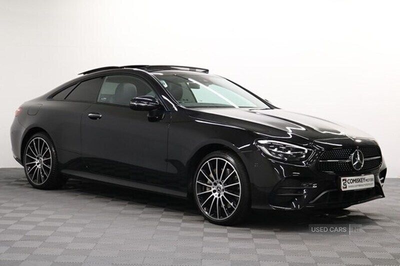 Black Used 2023 Mercedes E400 AMG line Coupe | £41,995 (Good price) - Image 1/1