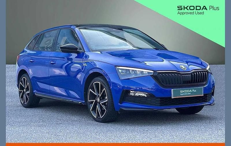 Used Skoda Scala Monte Carlo 108 HP (79 kW) 2022 Blue Hatchback