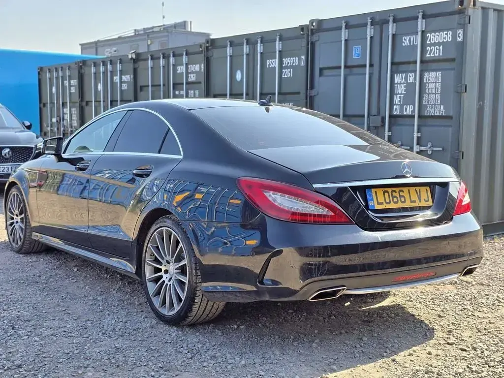 Used Mercedes CLS220 AMG line 177 HP (130 kW) 2016 Black Coupe
