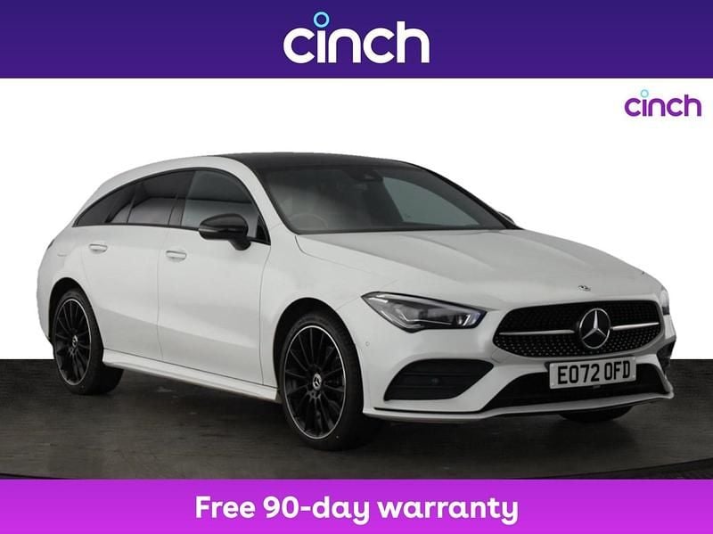 White Used 2022 Mercedes CLA250e AMG Line Premium Plus Sedan | £23,649 (Fair price) - Image 1/3