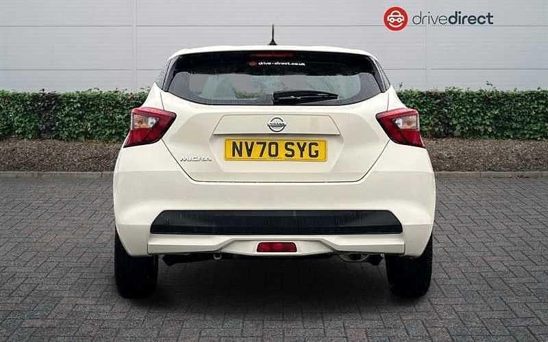 Used Nissan Micra Acenta 92 HP (67 kW) 2021 White Hatchback