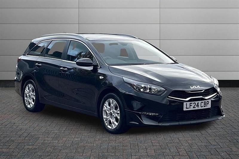 Black Used 2024 Kia Ceed 2 Estate | £18,395 (Fair price) - Image 1/2