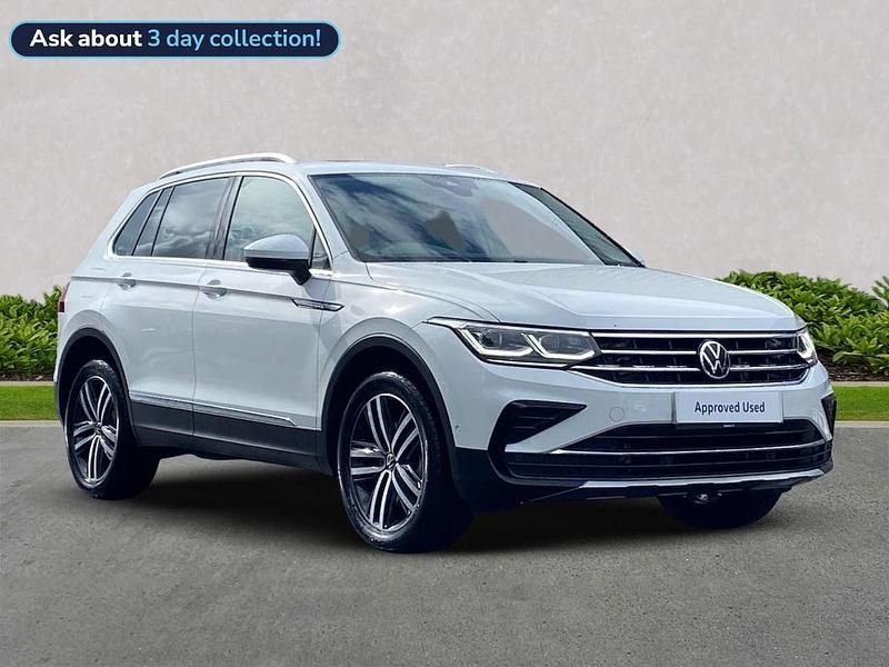 White Used 2021 VW Tiguan Elegance SUV | £25,937 (Fair price) - Image 1/4