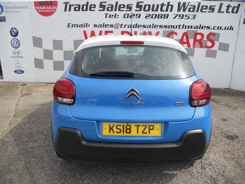 Used Citroën C3 Feel 2018 Blue Hatchback