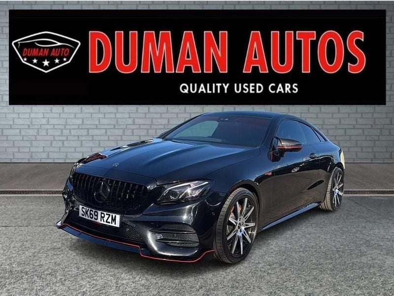 Used Mercedes E450 AMG line 2019 Black Coupe