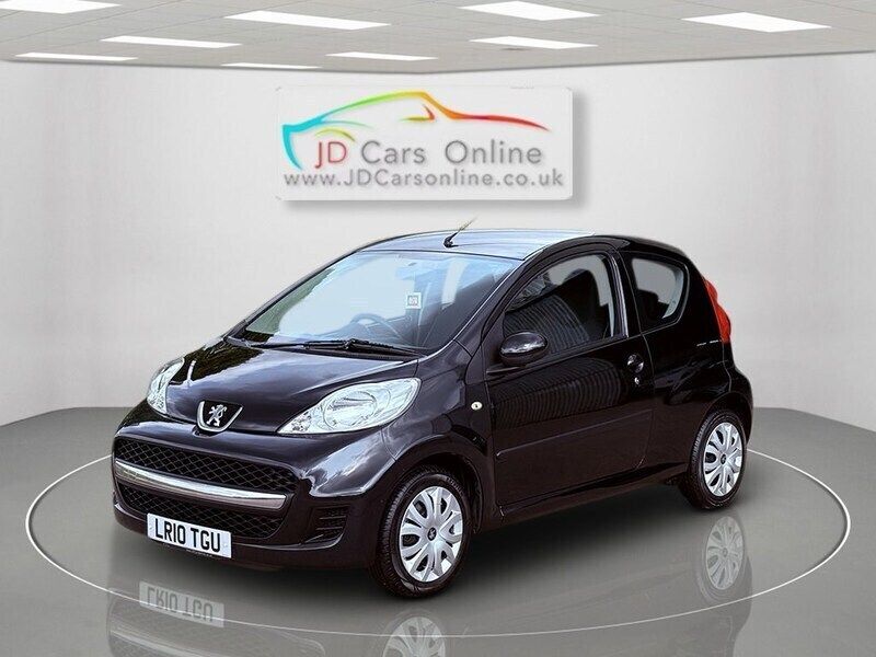 Black Used 2010 Peugeot 107 Hatchback | £4,795 (Fair price) - Image 1/4