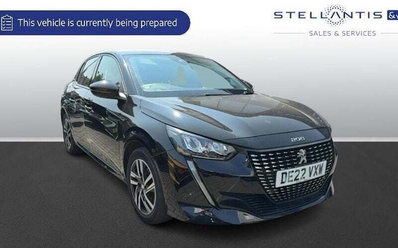 Black Used 2022 Peugeot 208 Allure Premium Hatchback | £14,333 (Fair price) - Image 1/1