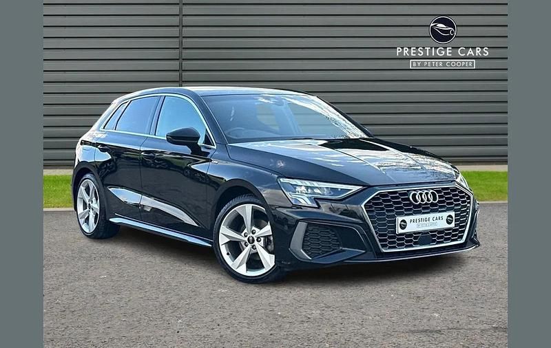 Used Audi A3 S-Line 150 HP (110 kW) 2024 Black Hatchback