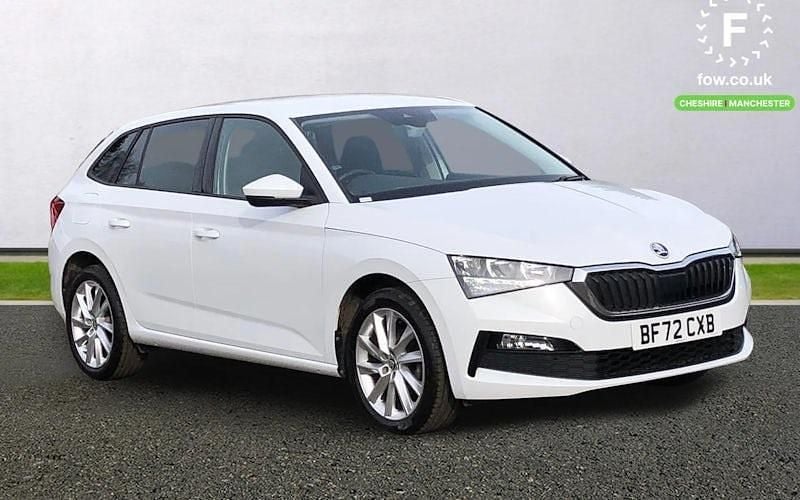 Used Skoda Scala SE L 110 HP (80 kW) 2022 White Hatchback