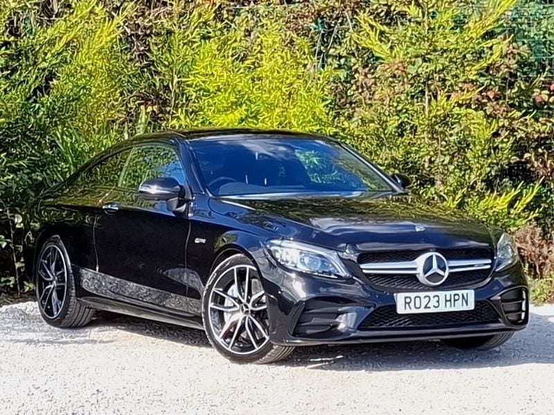 Black Used 2023 Mercedes C43 AMG Premium Plus Coupe | £45,998 (Expensive) - Image 1/4