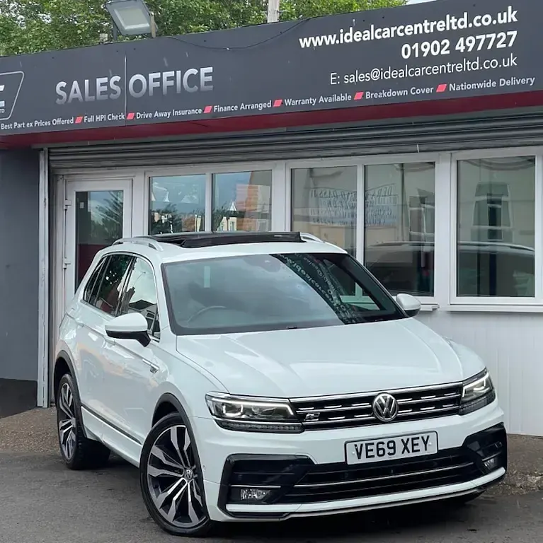 Used VW Tiguan R-line 190 HP (139 kW) 2020 White SUV